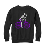 Men's Lost Gods Skeleton Bicycle  Adult Sweatshirt