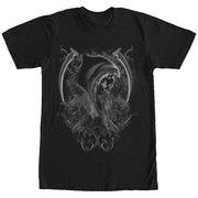 Men's Lost Gods Halloween Grim Reaper Scythe  Adult T-Shirt