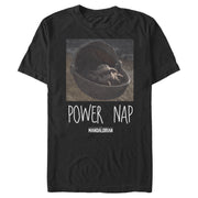 Men's Star Wars: The Mandalorian The Child Power Nap  Adult T-Shirt