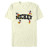 Men's Mickey & Friends Character Name  Adult T-Shirt