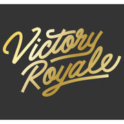 Men's Fortnite Victory Royale Gold Script  Adult T-Shirt