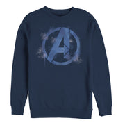 Men's Marvel Avengers: Endgame Smudged Logo  Adult Sweatshirt