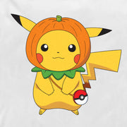 Men's Pokemon Halloween Pumpkin Pikachu  Adult Pull Over Hoodie