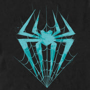 Men's Marvel Spider-Man: Across the Spider-Verse Green Spider Logo  Adult T-Shirt