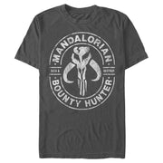 Men's Star Wars: The Mandalorian Seek & Destroy Stamp  Adult T-Shirt