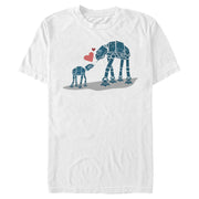 Men's Star Wars AT-AT Love  Adult T-Shirt