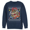 Men's Nintendo Christmas Bowser Wreath  Adult Sweatshirt