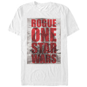 Men's Star Wars Rogue One Bold Rebel Stance  Adult T-Shirt