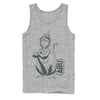 Men's Aladdin Cartoon Abu Profile  Adult Tank Top