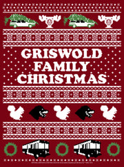 Men's National Lampoon's Christmas Vacation Griswold Family Christmas Ugly Sweater  Adult T-Shirt