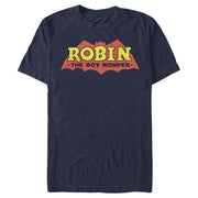 Men's Batman Logo Robin Boy Wonder  Adult T-Shirt