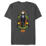 Men's The Nightmare Before Christmas Jack Long Live Pumpkin King Coffin  Adult T-Shirt