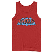 Men's Batman Logo Boy Wonder Robin  Adult Tank Top