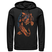 Men's Jurassic Park T. Rex Nightmare  Adult Pull Over Hoodie