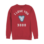 Men's Marvel I Love You 3000 Iron Man Reactor  Adult Sweatshirt