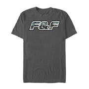 Men's Fast & Furious FF Tropical Logo  Adult T-Shirt