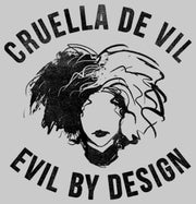 Men's Cruella Evil By Design Sketch  Adult Sweatshirt