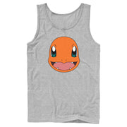 Men's Pokemon Charmander Smile  Adult Tank Top