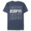 Men's ESPN White Logo Stack  Adult T-Shirt