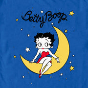 Men's Betty Boop Crescent Moon Betty  Adult T-Shirt