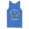 Men's Despicable Me Minion Happiness is Friday  Adult Tank Top