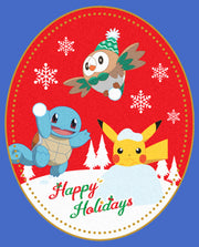 Men's Pokemon Christmas Happy Holidays Patch  Adult Tank Top