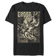 Men's Marvel Guardians of the Galaxy Groot Plummet  Adult T-Shirt