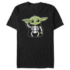 Men's Star Wars: The Mandalorian Halloween Grogu Skeleton Costume  Adult T-Shirt