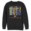 Men's Marvel Eternals Animated Vertical Boxes Poster  Adult Sweatshirt