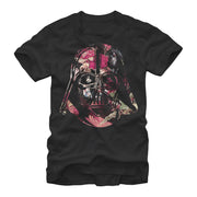 Men's Star Wars Floral Print Vader  Adult T-Shirt