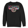 Men's Marvel Captain Marvel Tie-Dye Logo  Adult Sweatshirt