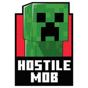 Men's Minecraft Hostile Mob Creeper  Adult T-Shirt