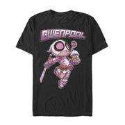 Men's Marvel Cute Chibi Gwenpool  Adult T-Shirt