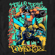 Men's Transformers: Rise of the Beasts Graffiti Poster  Adult T-Shirt