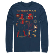 Men's Marvel Spider-Man: No Way Home Iron Suit Gear  Adult Long Sleeve Shirt