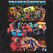 Men's Transformers: Rise of the Beasts Graffiti Scenes  Adult T-Shirt