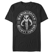 Men's Star Wars: The Mandalorian Seek & Destroy Stamp  Adult T-Shirt