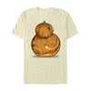 Men's Star Wars The Force Awakens Halloween BB-8 Pumpkin  Adult T-Shirt