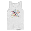 Men's Mickey & Friends Running Group Shot  Adult Tank Top