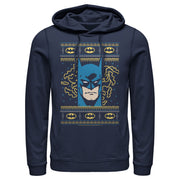 Men's Batman Ugly Christmas Masked Hero  Adult Pull Over Hoodie