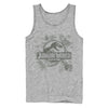 Men's Jurassic World Fern Leaf Logo  Adult Tank Top