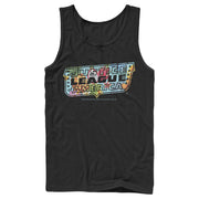 Men's Justice League Dragon Fruit Logo  Adult Tank Top