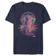 Men's Marvel Captain Marvel Galactic Goose Cat  Adult T-Shirt