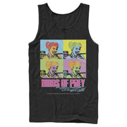 Men's Birds of Prey Harley Quinn Pop Art  Adult Tank Top