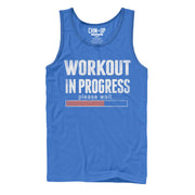 Men's CHIN UP Workout in Progress  Adult Tank Top