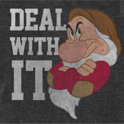 Men's Snow White and the Seven Dwarves Grumpy Deal With It  Adult T-Shirt