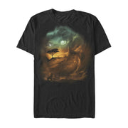 Men's Lion King Majestic Visitor  Adult T-Shirt