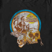 Men's Pirates of the Caribbean: On Stranger Tides Distressed Skull Logo  Adult T-Shirt