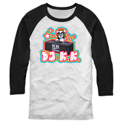 Men's Nintendo DJ K.K. Portrait  Adult Baseball Tee