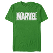 Men's Marvel St. Patrick's Day Shamrock Marvel Logo  Adult T-Shirt